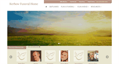 Desktop Screenshot of kerbowfuneralhome.com